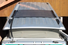 Premium Light 140 Solaranlage auf eloxiertem Aluminiumblech