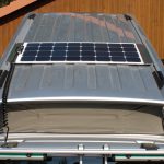 Flat solar system for campers - Premium Light 100 on VW California