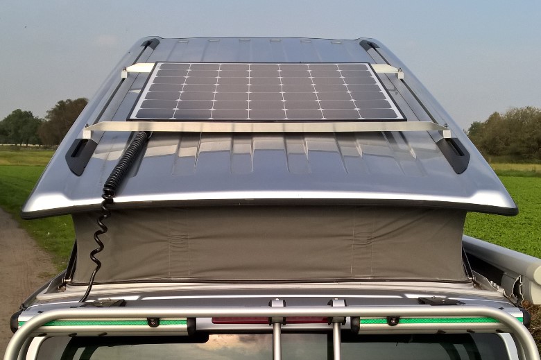 Solar system for campers on VW T5 / T6 California