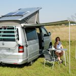 VW T5 California with Basis solar system for campers